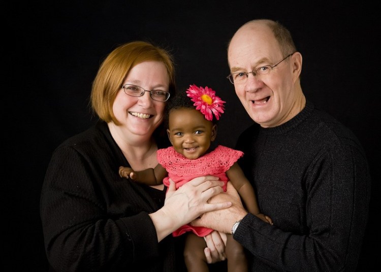 John and Judy Wright with Baby J